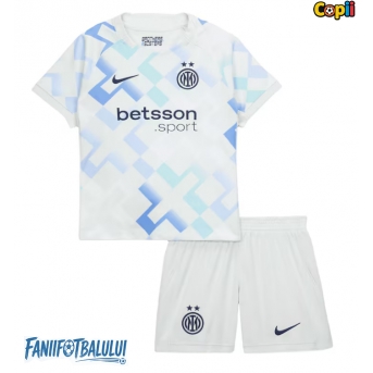 Inter Milan Echipament de Fotbal Replică 2025-26 Copii Deplasare (+ Șorturi)